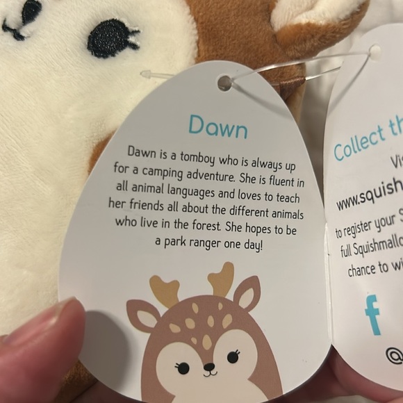 Dawn the Deer 5 inch Squishmallow - Picture 8 of 11